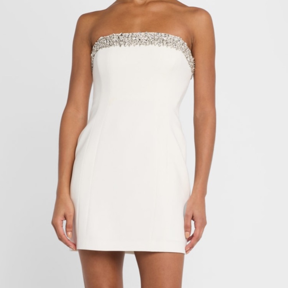 A.L.C. - Elsie Embellished Strapless Mini Dress